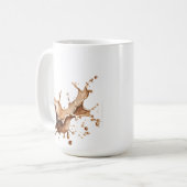 Mug Éclaboussure de café (Devant gauche)