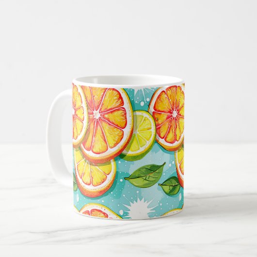 Mug Éclaboussure de Citron (Devant gauche)