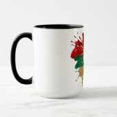 Mug Éclaboussure de couleur italienne abstraite (Gauche)