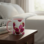 Mug Éclaboussure de fruit de dragon vibrant deux tons