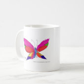 Mug Éclaboussure de papillon (Devant gauche)