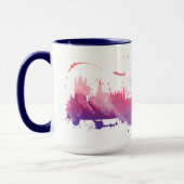 Mug Éclaboussure d'horizon de Londres Angleterre (Gauche)