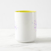 Mug Éclaboussure néon abstraite colorée (Centre)