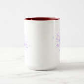 Mug Éclaboussure néon abstraite colorée (Centre)