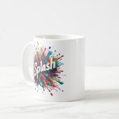 Mug éclaboussures de peinture (Devant gauche)