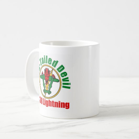 Mug Éclair à queue fourche P-38 (Devant gauche)