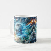Mug Éclair bleu électrique (Devant gauche)