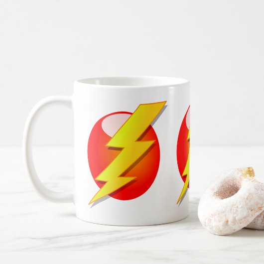 Mug éclair jaune (Avec donut)