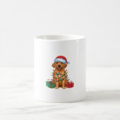 Mug Éclairage de Noël Chat plat Retriever Chien (Centre)