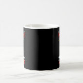 Mug Éclairage de Noël Père Noël équitation vache Joyeu (Centre)