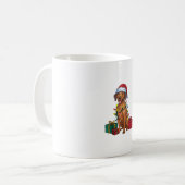 Mug Éclairage de Noël Père Noël Rhodesian Ridgeback Ch (Devant gauche)