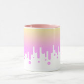 Mug Éclairage rose et jaune (Centre)