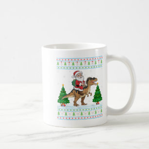 Mug Éclairage Xmas laid Père Noël équitation Snosaurus