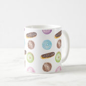 Mug Éclairs Donuts Aquarelle Amusant Caprice Sucré (Devant droit)