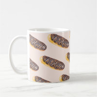 Éclairs Donuts Aquarelle Amusant Caprice Sucré