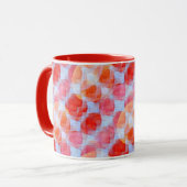 Mug Éclat d'arrière - plan de texture de conception (Devant gauche)