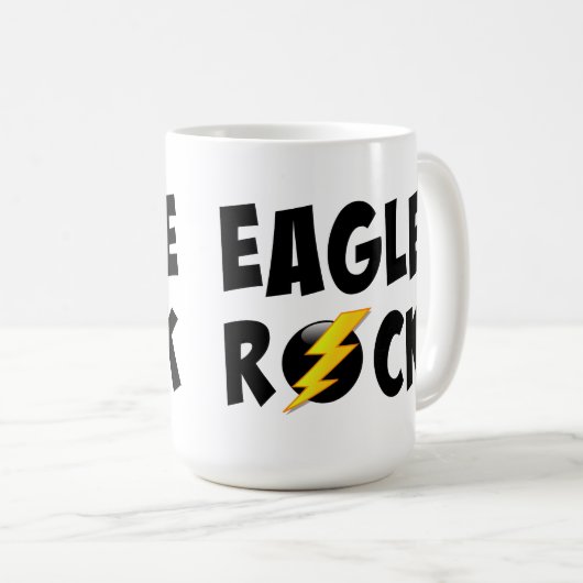 Mug Éclat de foudre Eagle Rock (Devant droit)