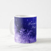 Mug Éclat de neige mousseux (Devant gauche)