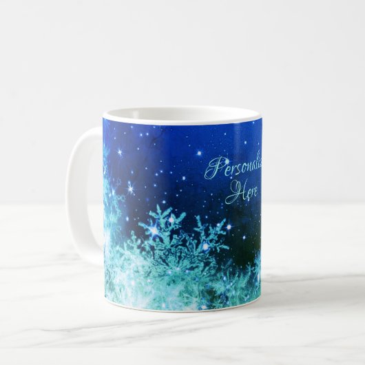 Mug Éclat de neige mousseux (Devant gauche)