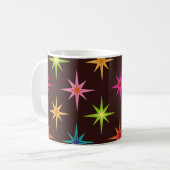 Mug Éclatantes Fusées Atomiques de la Mi-Siècle Funky (Devant gauche)