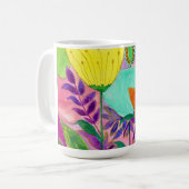 Mug Éclatement de la joie florale (Devant gauche)