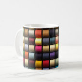 Mug Éclats colorés de fil (Devant gauche)