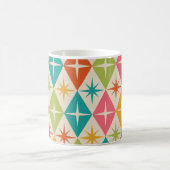 Mug Éclats de étoiles de milieu de siècle sur des diam (Centre)