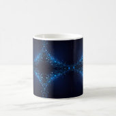 Mug Éclats de magret Whimsical sur le bleu profond (Centre)