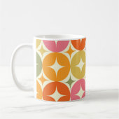 Mug Éclats de milieu de siècle sur motif de cercles co (Gauche)