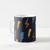 Mug Éclats de tonnerre sans coutures motif, éclair des (Devant gauche)
