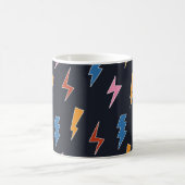 Mug Éclats de tonnerre sans coutures motif, éclair des (Centre)