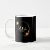 Mug Eclipse 2024 Shirt State Ohio Total Solar Eclipse (Gauche)