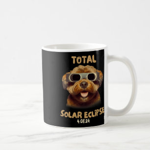 Mug Eclipse Chien Portant Des Éclipses Solaires