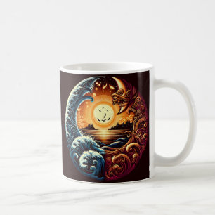 Mug Éclipse en mer Mazatlán, Mexique Total Éclips sola