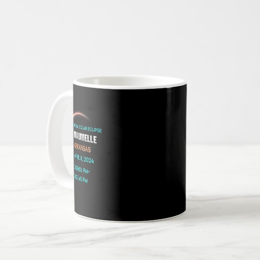 Mug Eclipse Maumelle Arkansas Total Solaire Eclipse 20 (Devant gauche)