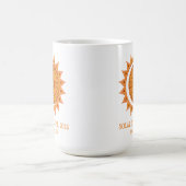 Mug Éclipse personnalisée 2024 (Centre)