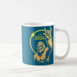 Mug Éclipse solaire 2024 Bigfoot Rock avril éclipse so