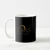 Mug Éclipse solaire 2024 État Texas Total Éclipse sola (Gauche)