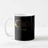 Mug Éclipse solaire 2024 Total Éclipse solaire État Oh (Gauche)