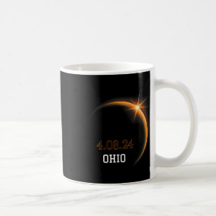 Mug Éclipse solaire 2024 Totalité Ohio Printemps 4.08.