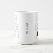 Mug Éclipse solaire 2026 (Centre)