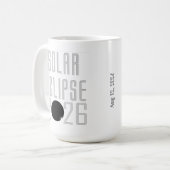 Mug Éclipse solaire 2026 (Devant gauche)