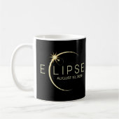 Mug Éclipse solaire Astronomie Événement 2026 (Gauche)