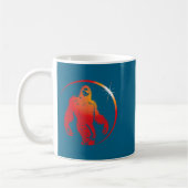 Mug Éclipse solaire de Bigfoot drôle Sasquatch éclipse (Gauche)
