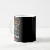 Mug Éclipse solaire drôle Burnet Texas là (Devant gauche)
