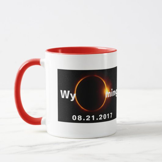 Mug Éclipse solaire du Wyoming (Gauche)