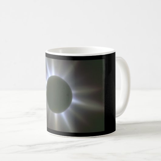 Mug Éclipse solaire. (éclipse ; scènes de light_Space (Devant droit)