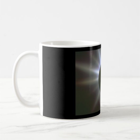 Mug Éclipse solaire. (éclipse ; scènes de light_Space (Gauche)