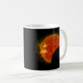 Mug Éclipse solaire en cours (Devant droit)