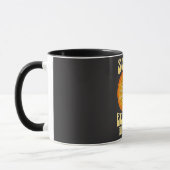 Mug Éclipse solaire rétro Total 8 avril 2024 (Gauche)